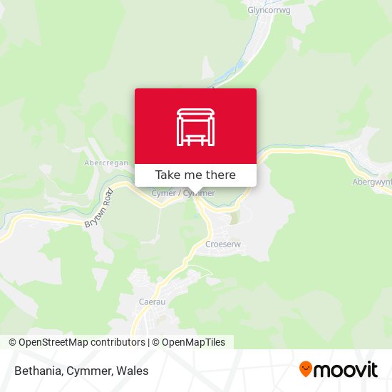 Bethania, Cymmer map