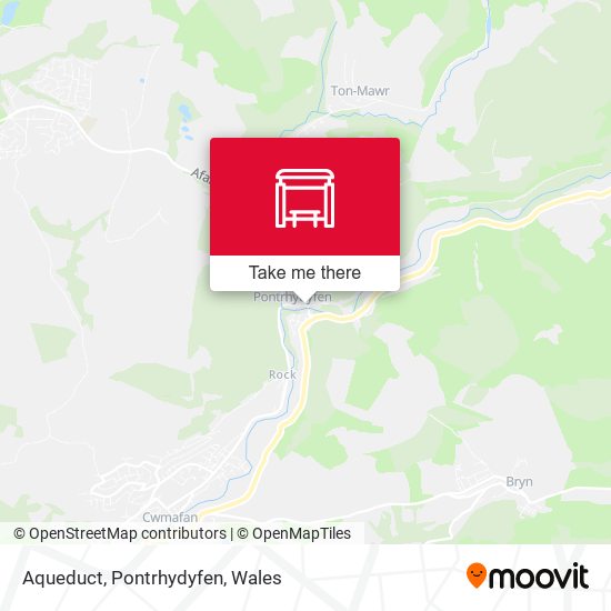 Aqueduct, Pontrhydyfen map