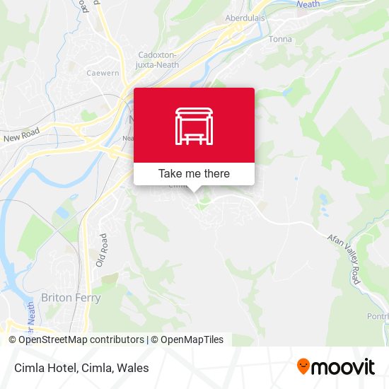 Cimla Hotel, Cimla map