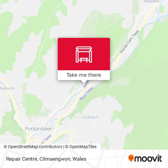 Repair Centre, Cilmaengwyn map