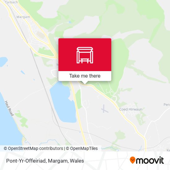 Pont-Yr-Offeiriad, Margam map