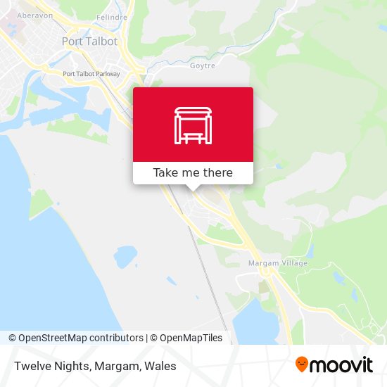 Twelve Nights, Margam map