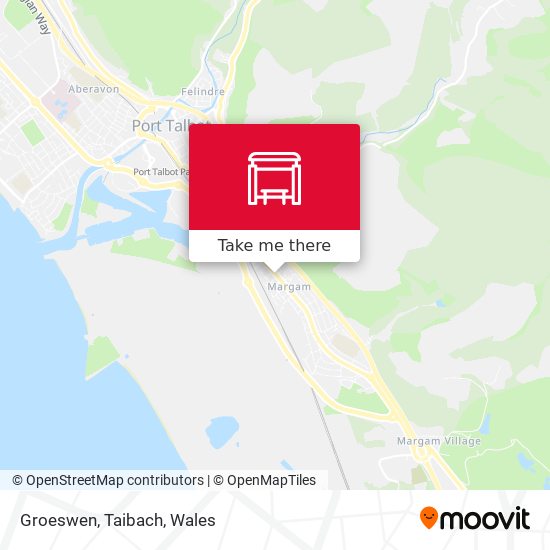 Groeswen, Taibach map