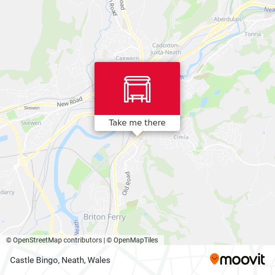 Castle Bingo, Neath map