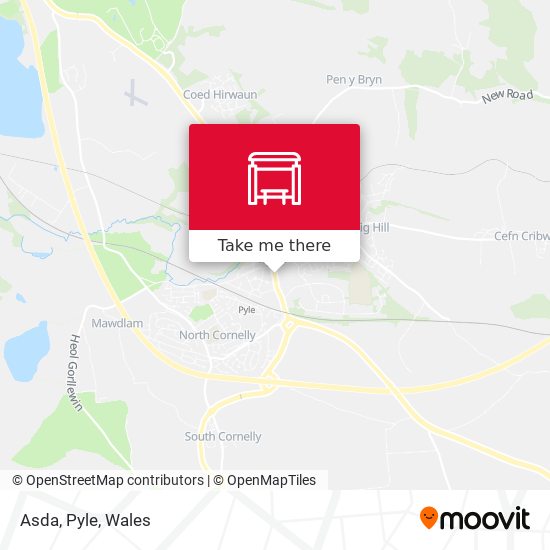 Asda, Pyle map