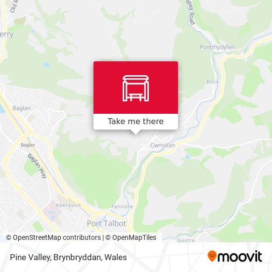 Pine Valley, Brynbryddan map