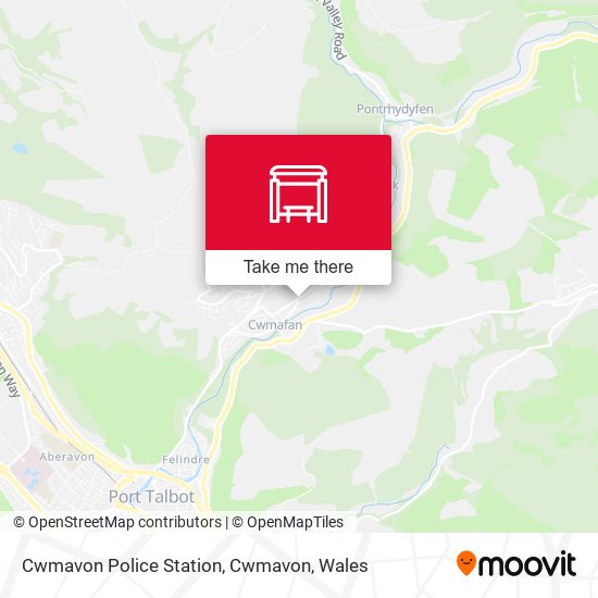 Cwmavon Police Station, Cwmavon map