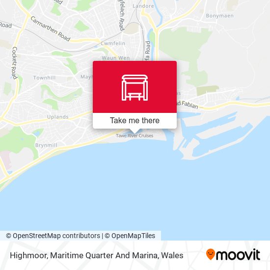 Highmoor, Maritime Quarter And Marina map