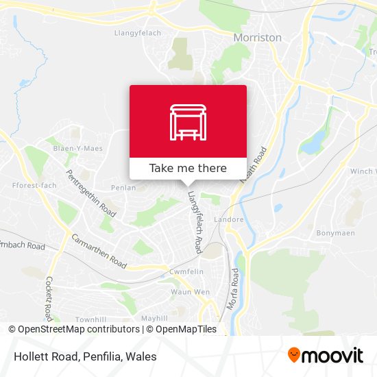 Hollett Road, Penfilia map