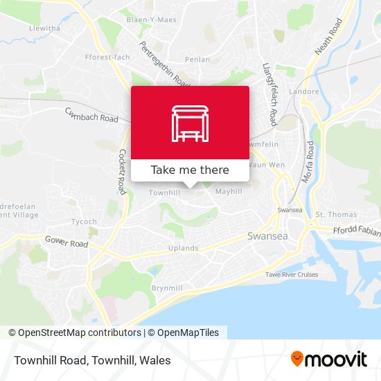 Townhill Road, Townhill map
