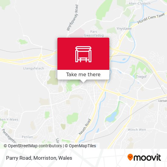 Parry Road, Morriston map
