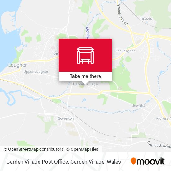 Garden Village Post Office, Garden Village map