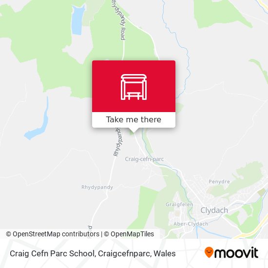 Craig Cefn Parc School, Craigcefnparc map