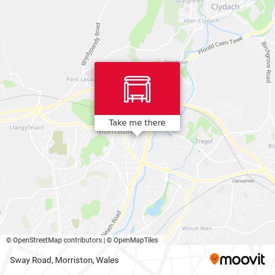 Sway Road, Morriston map