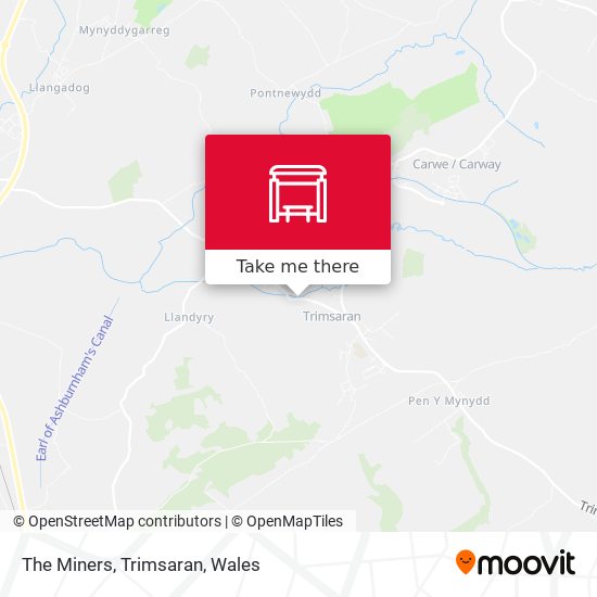 The Miners, Trimsaran map