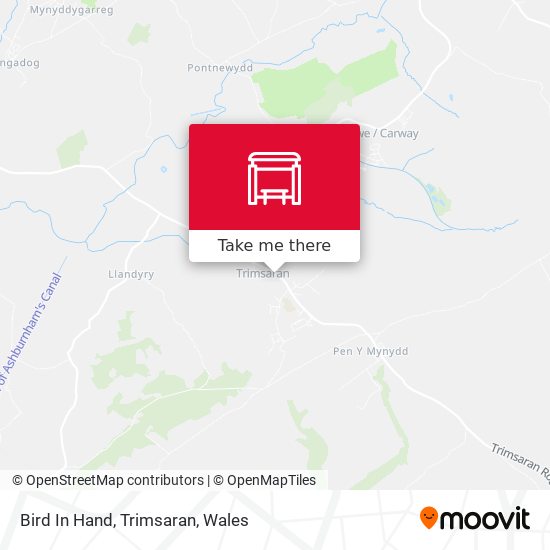 Bird In Hand, Trimsaran map