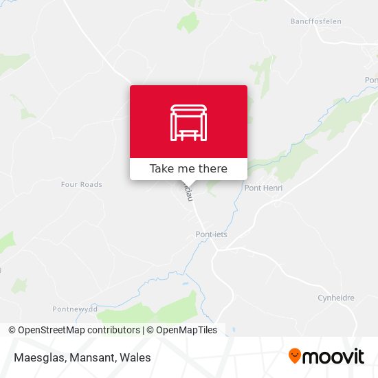 Maesglas, Mansant map