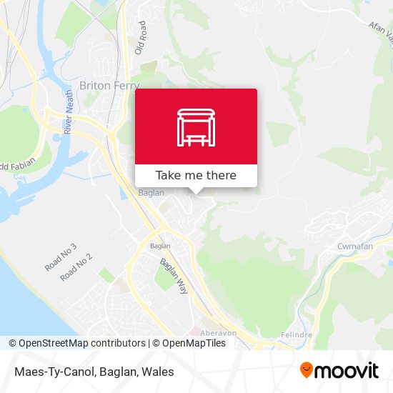 Maes-Ty-Canol, Baglan map