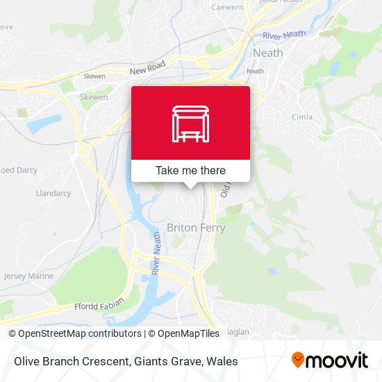 Olive Branch Crescent, Giants Grave map