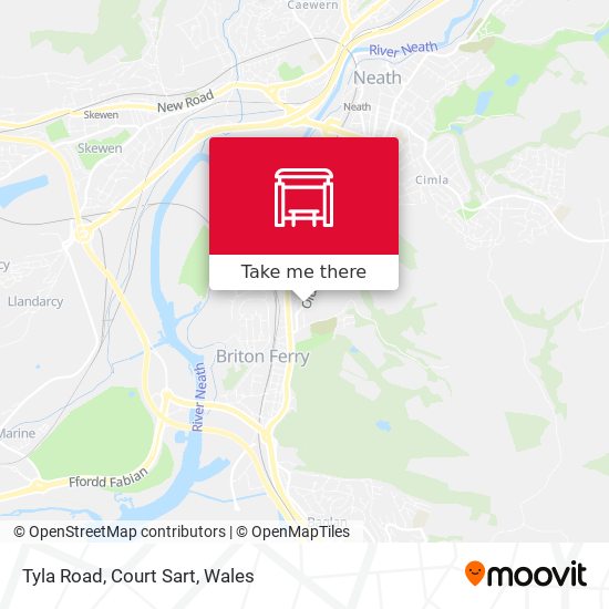 Tyla Road, Court Sart map