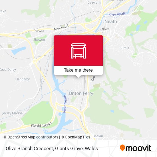 Olive Branch Crescent, Giants Grave map