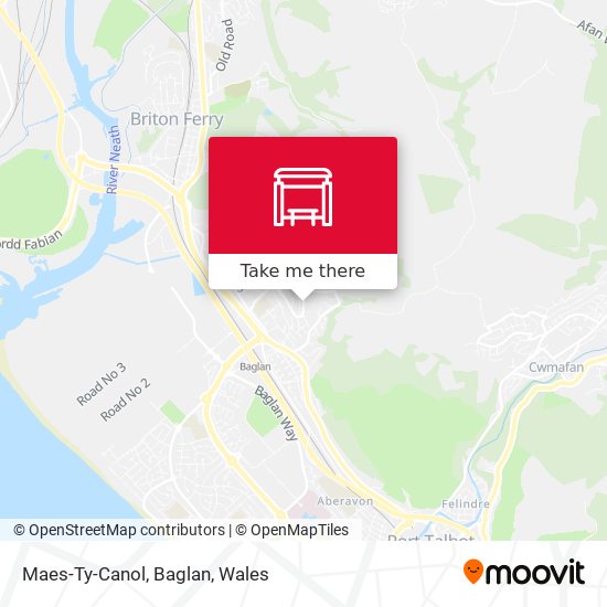 Maes-Ty-Canol, Baglan map