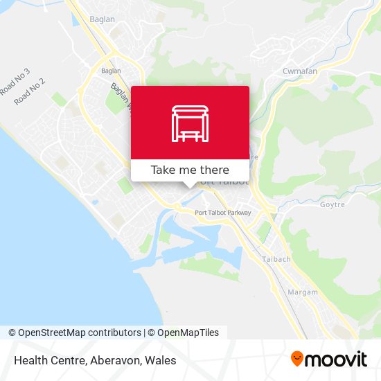 Health Centre, Aberavon map