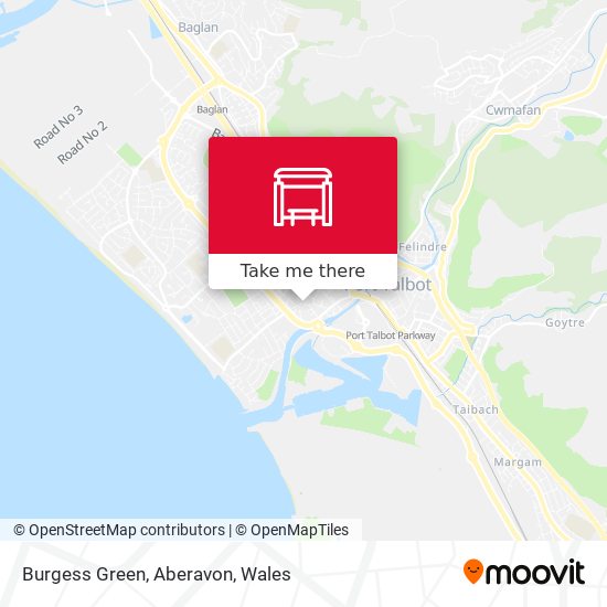 Burgess Green, Aberavon map