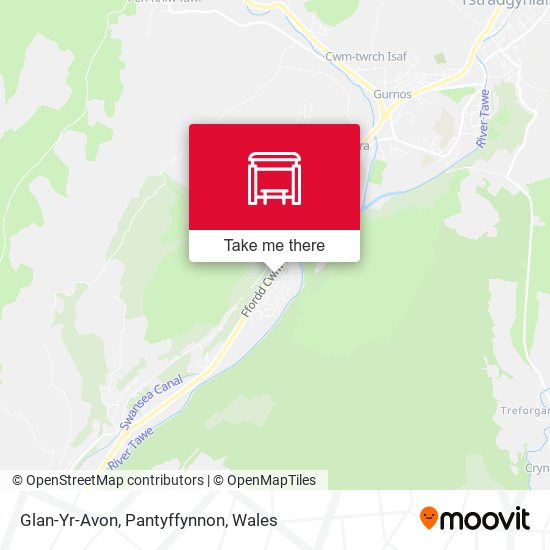Glan-Yr-Avon, Pantyffynnon map