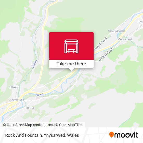 Rock And Fountain, Ynysarwed map