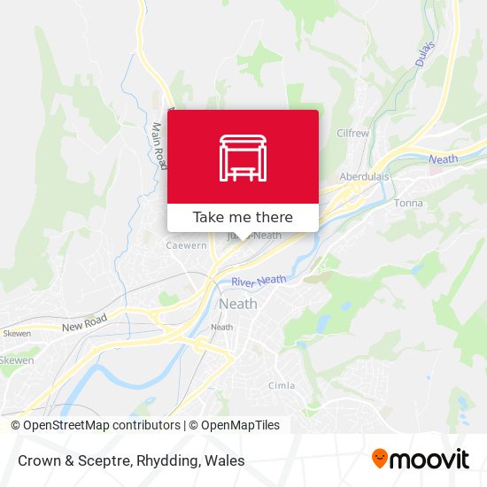 Crown & Sceptre, Rhydding map