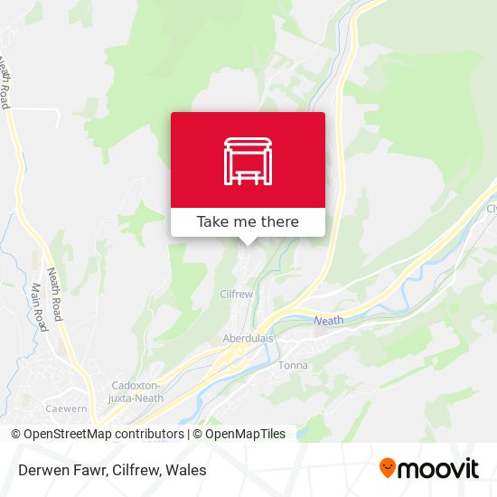 Derwen Fawr, Cilfrew map