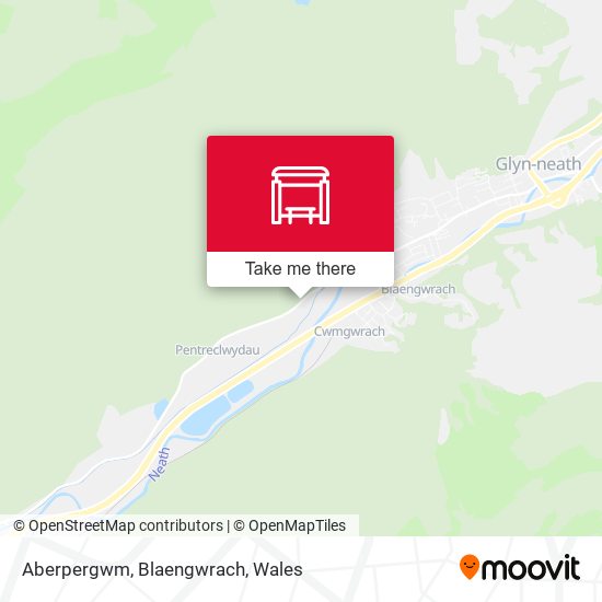 Aberpergwm, Blaengwrach map