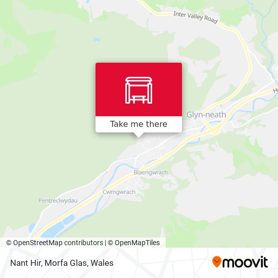 Nant Hir, Morfa Glas map