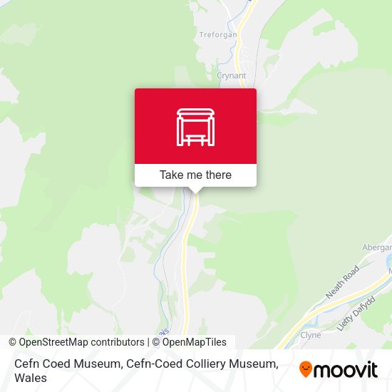 Cefn Coed Museum, Cefn-Coed Colliery Museum map