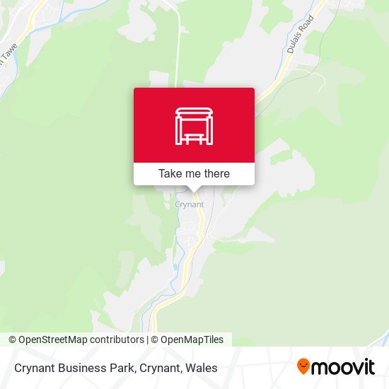 Crynant Business Park, Crynant map