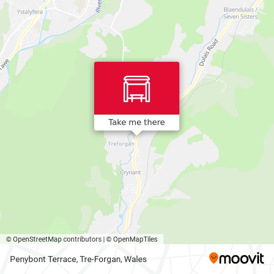 Penybont Terrace, Tre-Forgan map