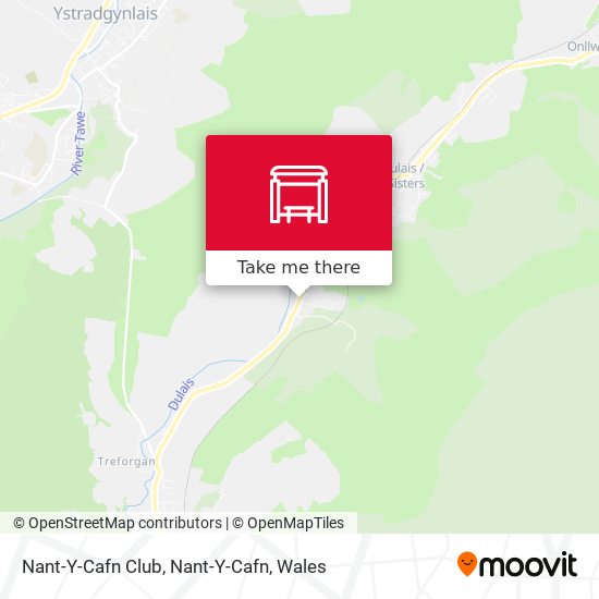 Nant-Y-Cafn Club, Nant-Y-Cafn map