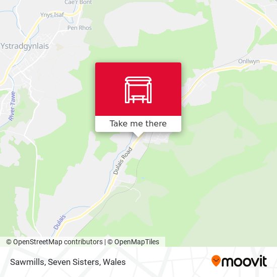 Sawmills, Seven Sisters map