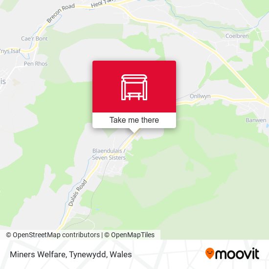 Miners Welfare, Tynewydd map