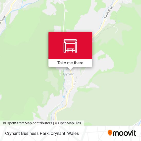 Crynant Business Park, Crynant map