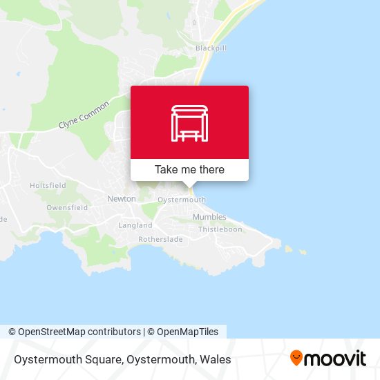 Oystermouth Square, Oystermouth map