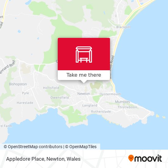Appledore Place, Newton map