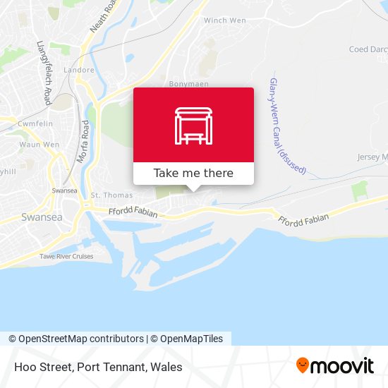 Hoo Street, Port Tennant map
