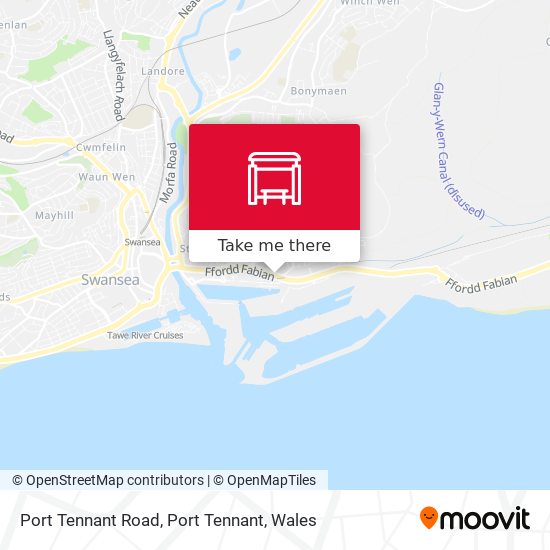 Port Tennant Road, Port Tennant map