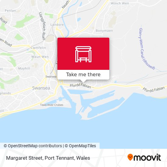 Margaret Street, Port Tennant map