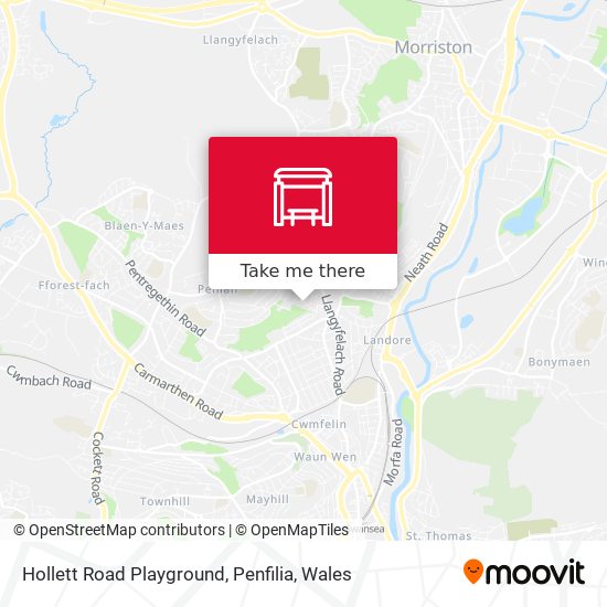 Hollett Road Playground, Penfilia map