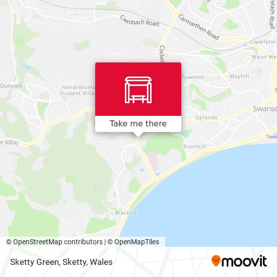 Sketty Green, Sketty map