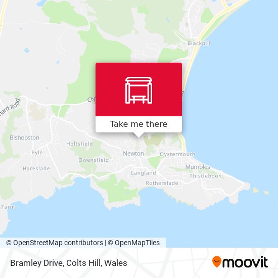 Bramley Drive, Colts Hill map