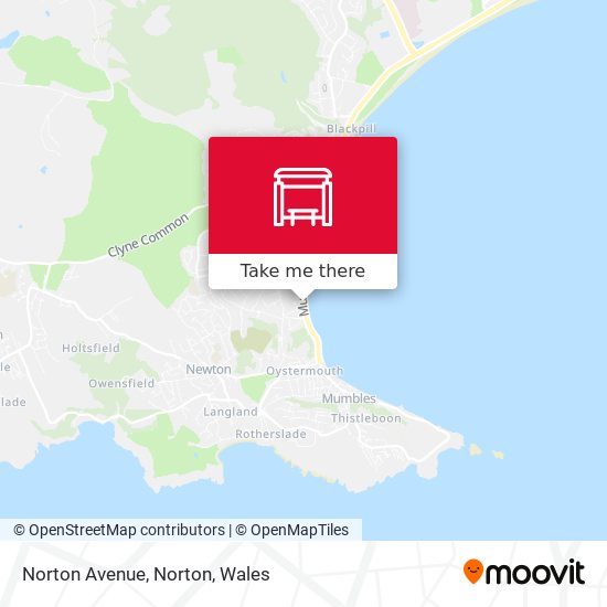 Norton Avenue, Norton map